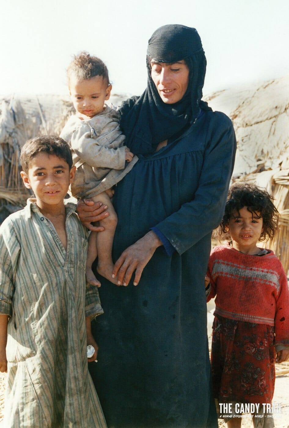 shia iraq marsh arab woman and kids 1989