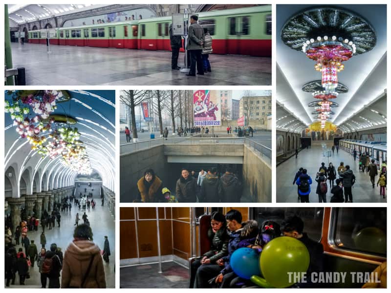 Traveling the subway in Pyongyang – North- Korea