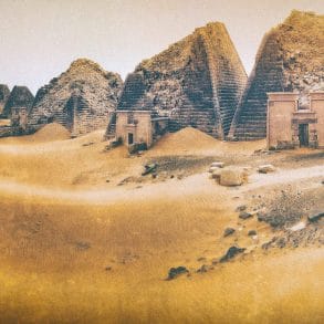 pyramids-of-sudan-in-sand-art-by-michael-robert-powell