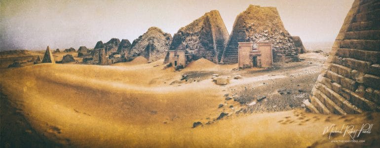 Meroe Pyramids - Sudan