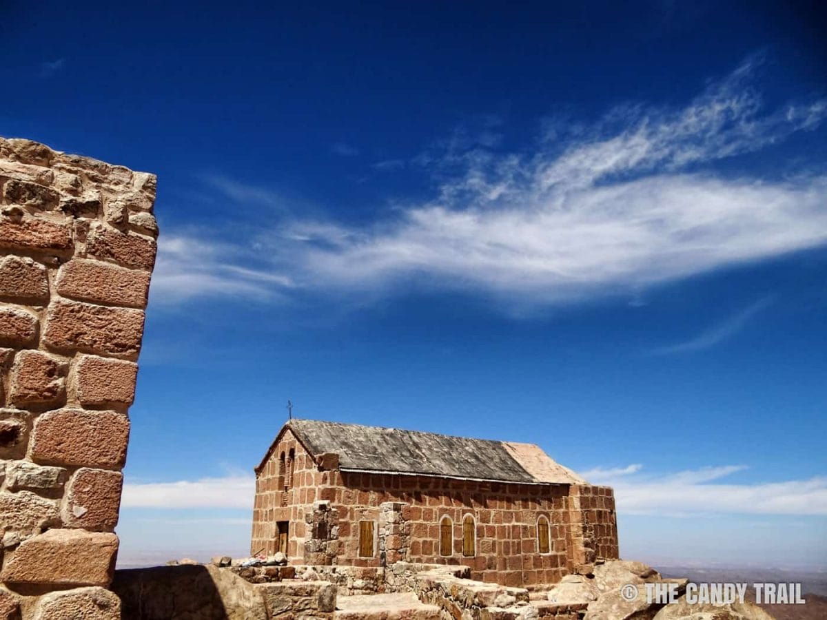 chapel on summit of Mount Sinai