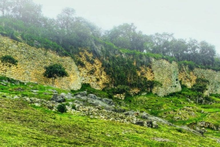 kuelap ruins panorama chachapoyas peru