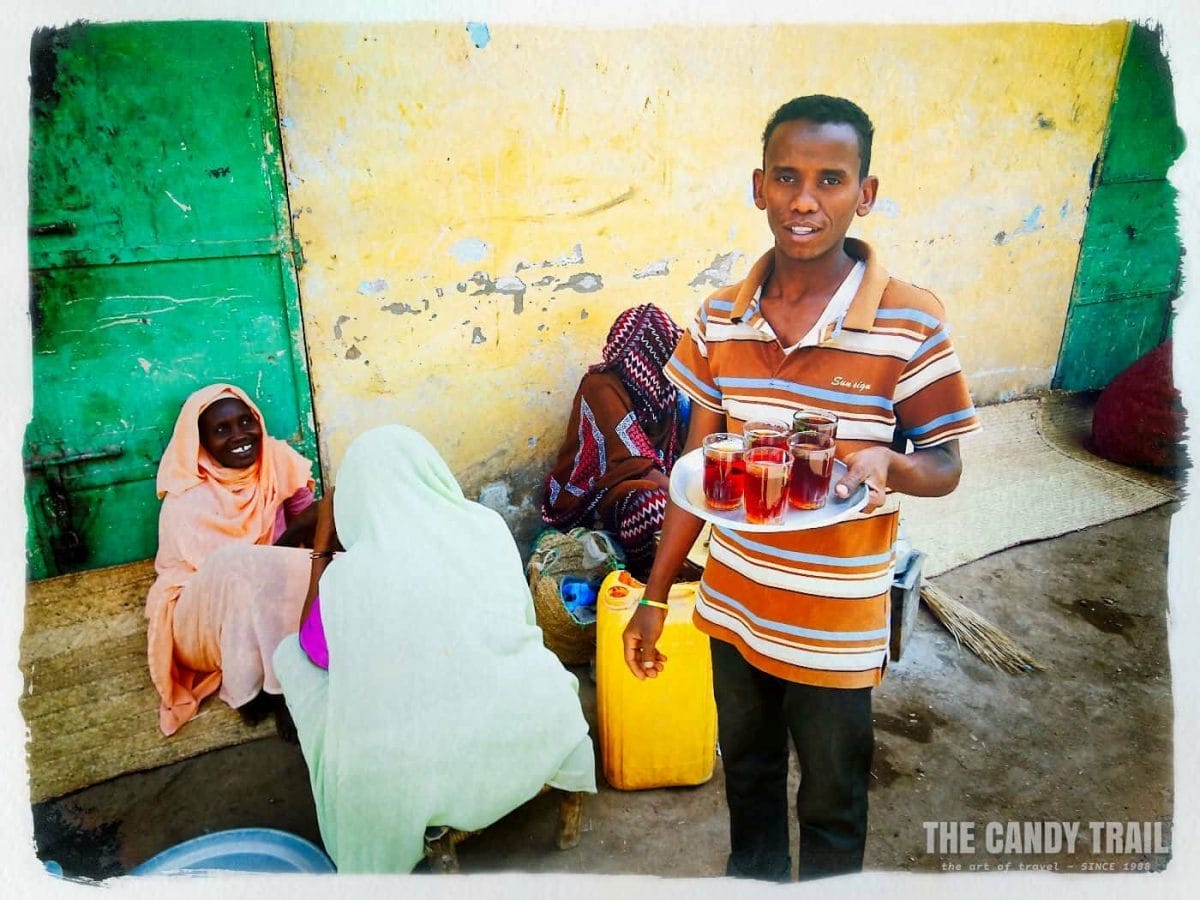 tea vendor kassala market in sudan