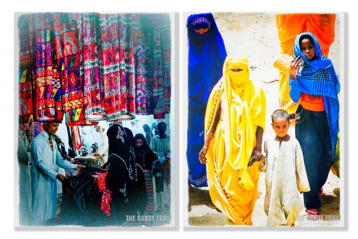 women at kassala market in sudan