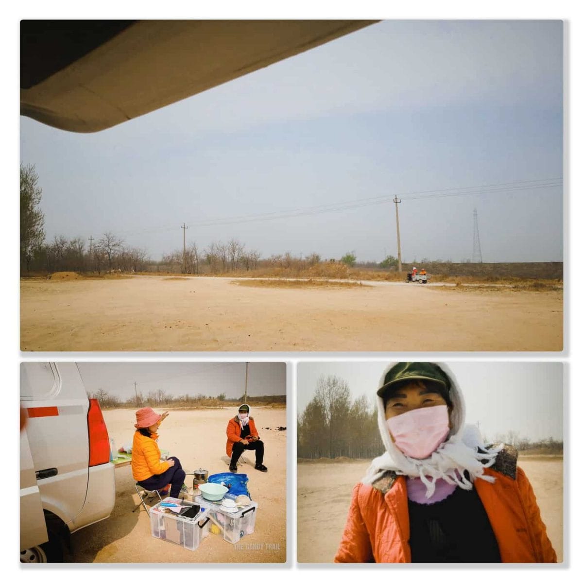 Beach Cleaning Woman at Goldeb Beach in north east China