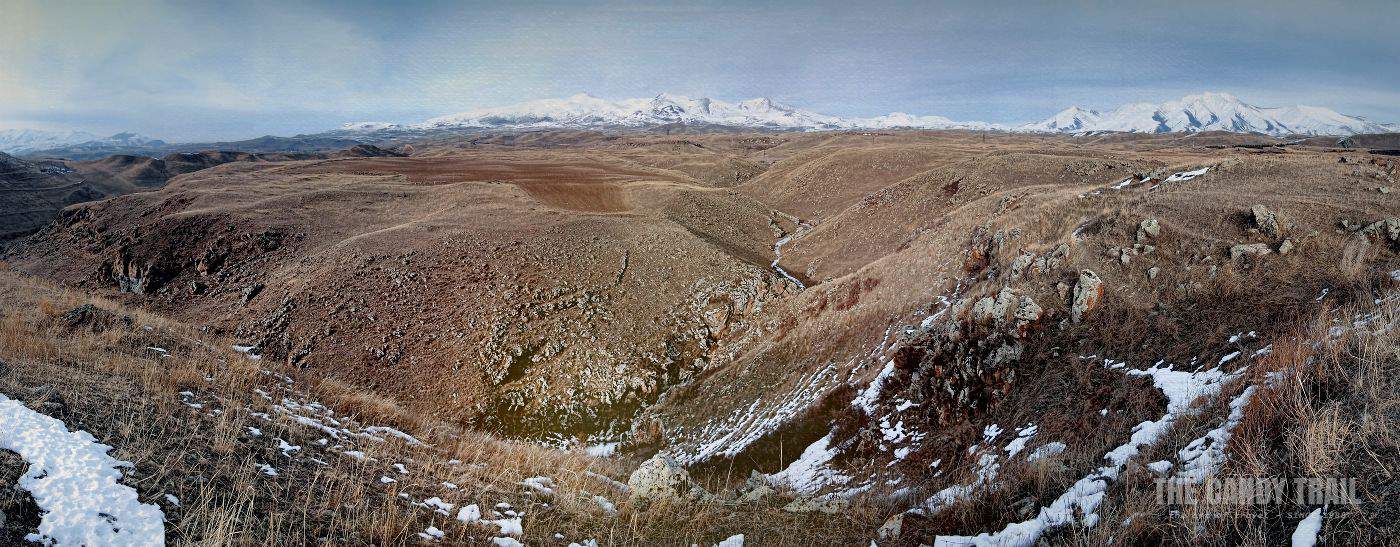 Zorats Karer Valley Armenia Panorama