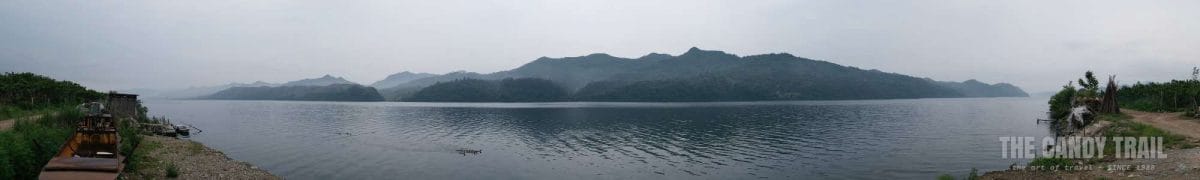 Yalu River Panorama North Korea