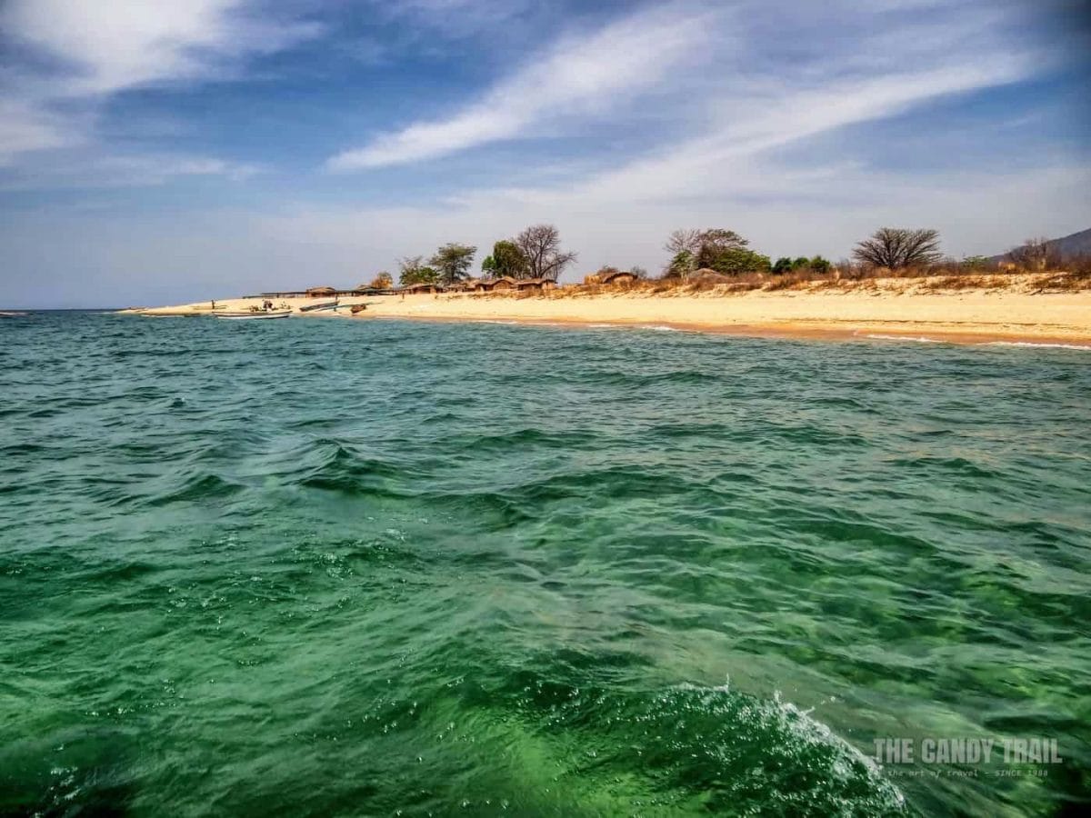 lake malawi beach Cobue Border northern Mozambique