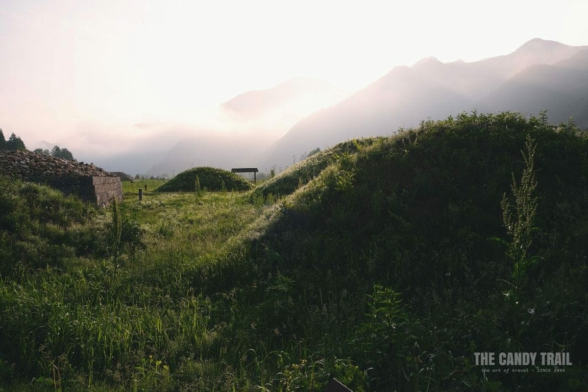 Misty Wandu Tomb Ruins China