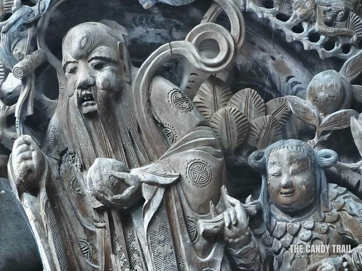 Temple Carving Xinye Village China