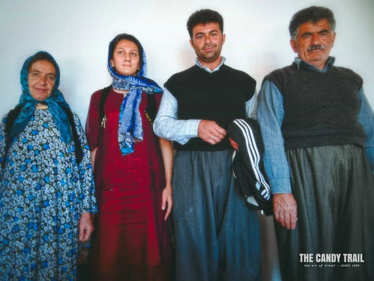 Kurdish Family Photo Iran