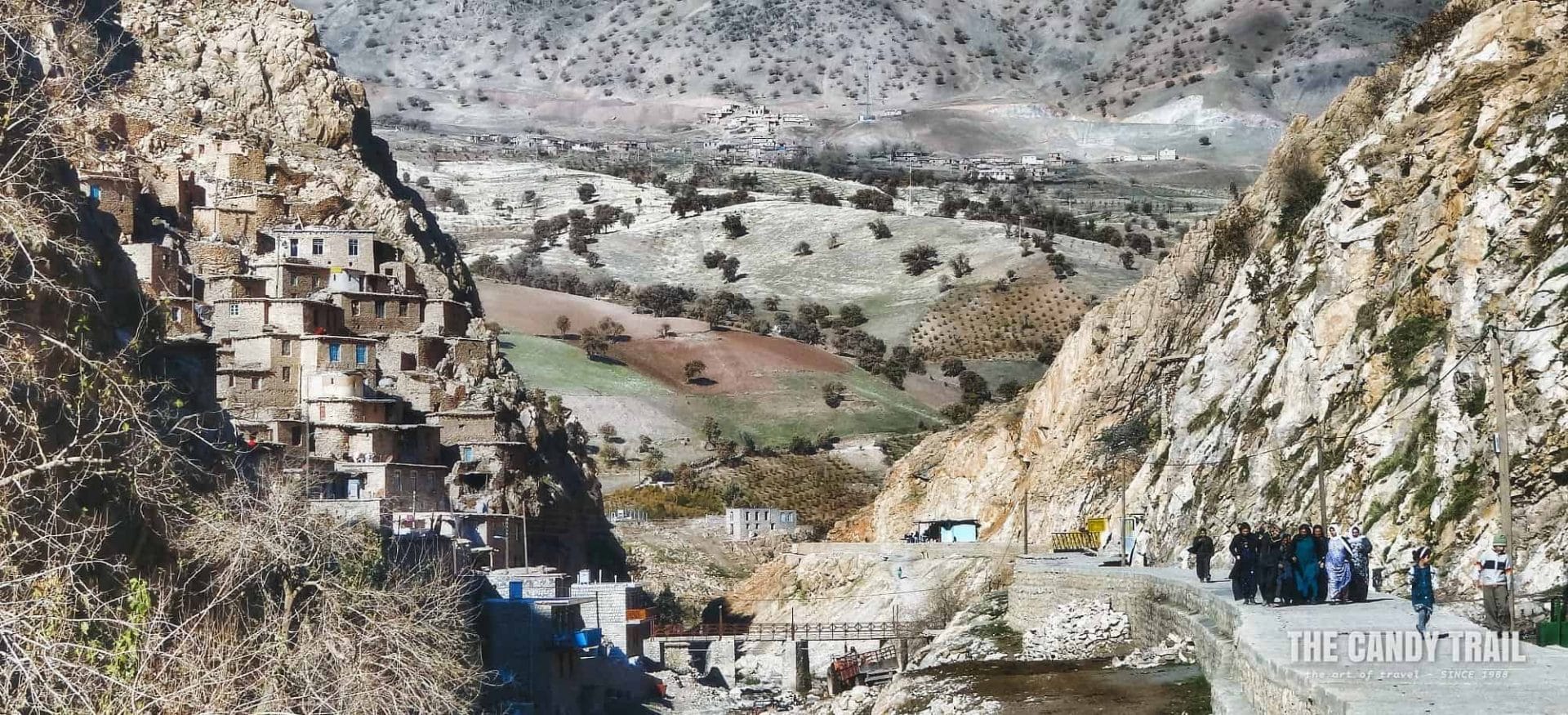 Palangan Village Panorama Kurdistan Iran