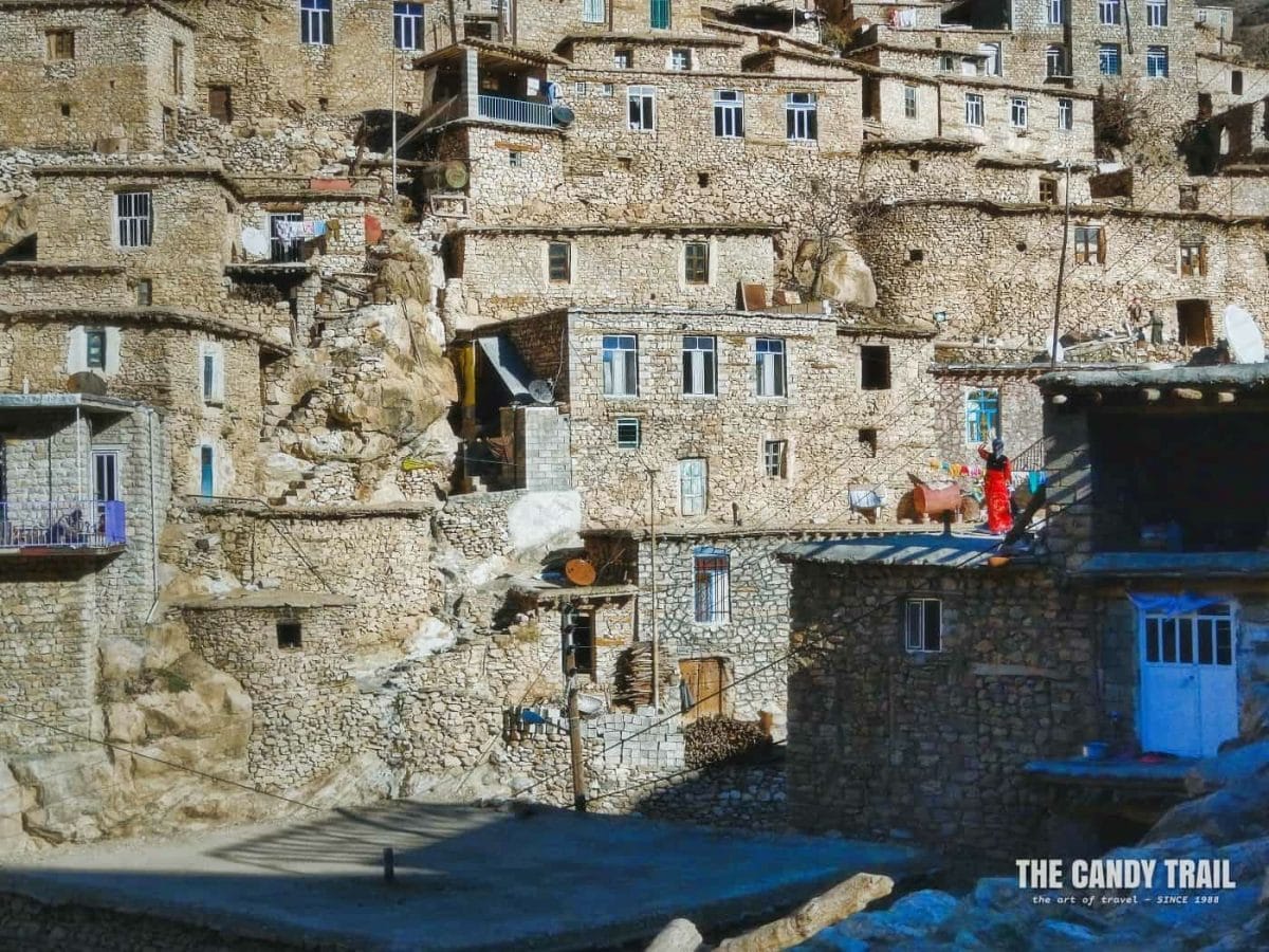houses tacked in Palangan village Iran