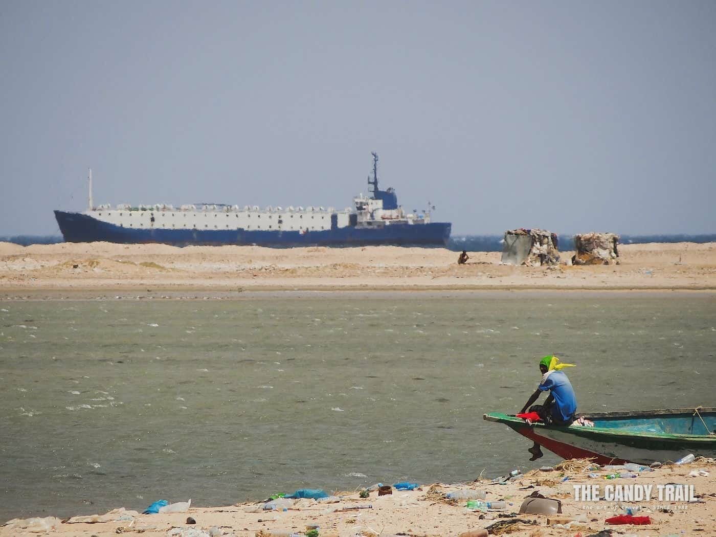Container Ship Arriving Berbera Somaliland