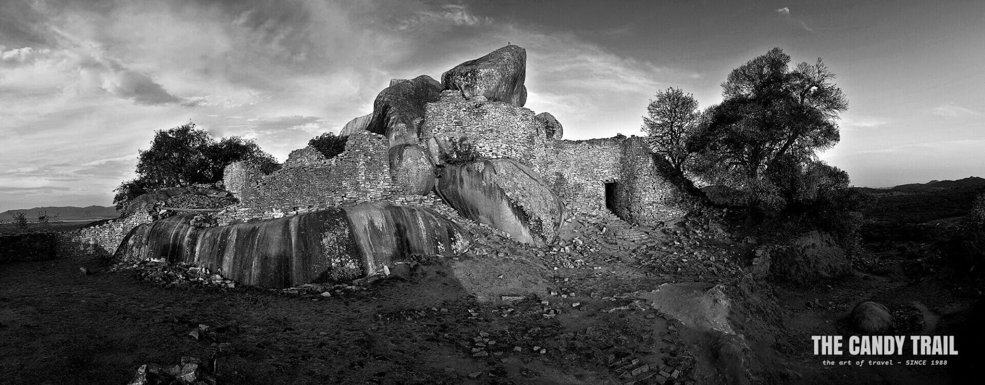Great Zimbabwe Hill Top Ruins Panorama