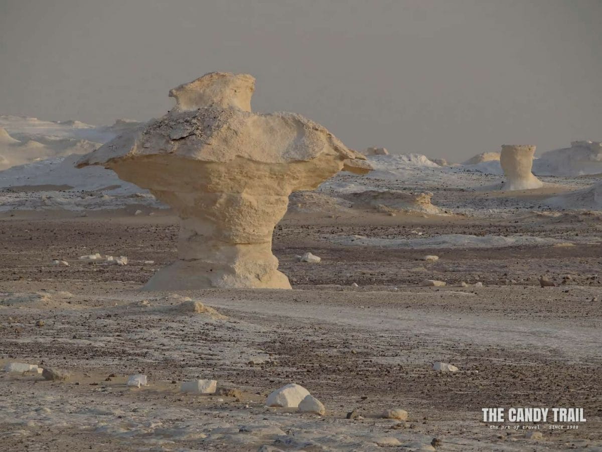 "The Mushroom" rock in the White Desert Egypt