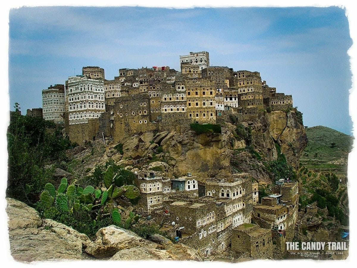Al Hajjarah village in the Haraz Mountains of yemen