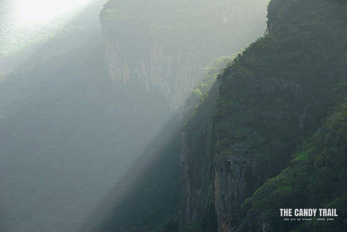 the canyon at doucki in fouta djallon guinea