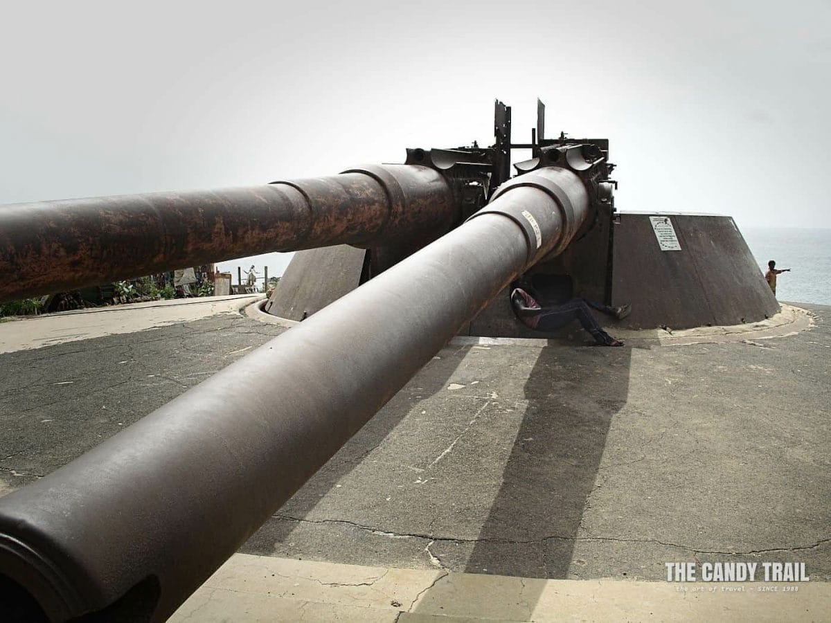 Gun battery on Goree Island