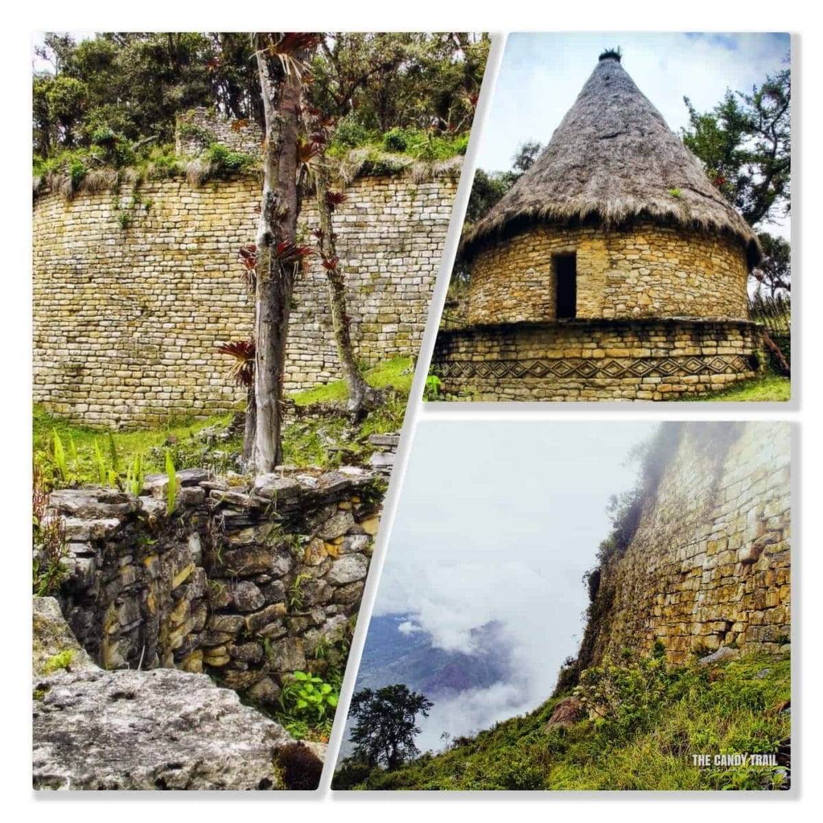 Chachapoyas architecture at the ruins of kuelap in peru