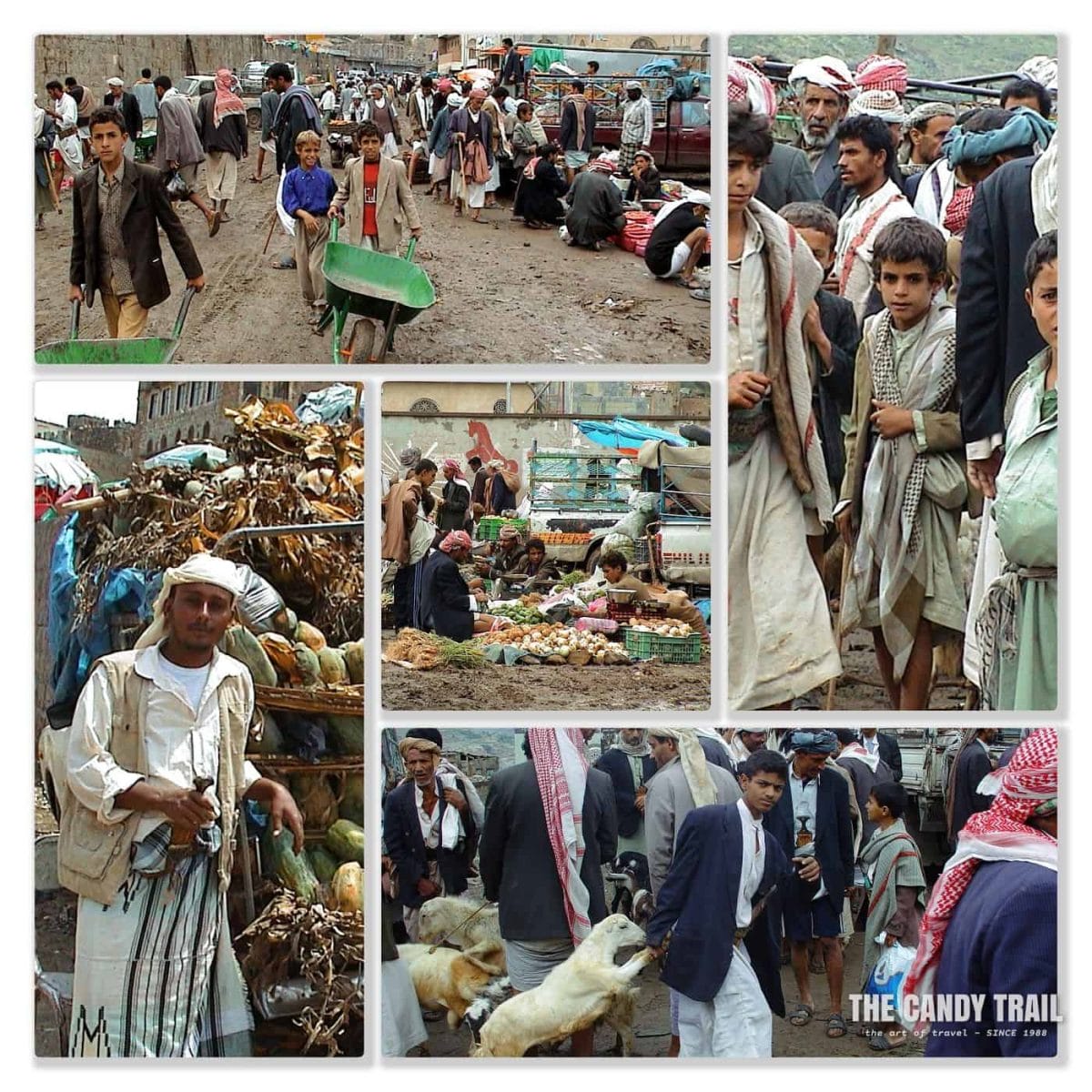 scenes at Manakhah market haraz mountains of yemen