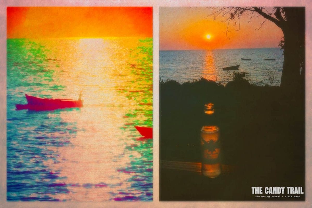 pictures of sunset at ulisa bay likoma island pictures lake malawi