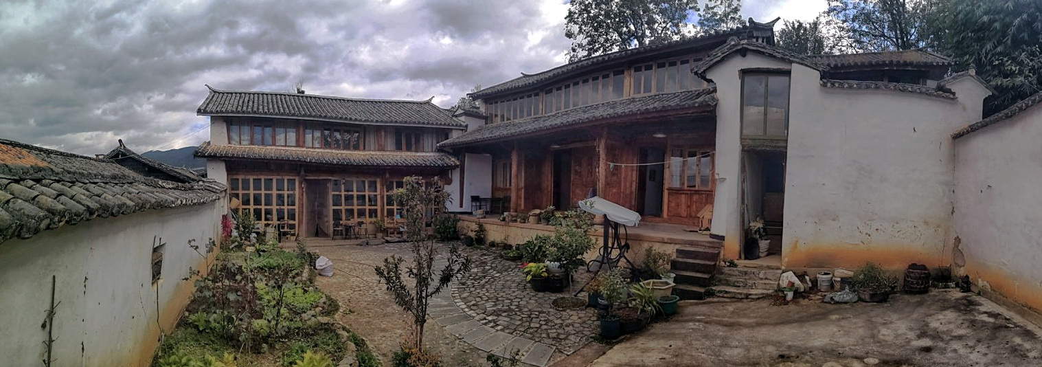bai traditional house in shaxi village yunnan china