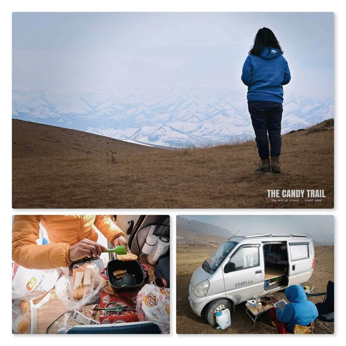 van life camping ganjia gansu china