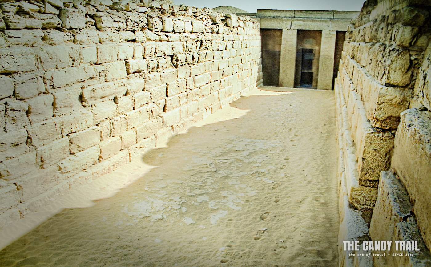 Entrance to underground tombs of Saqqara