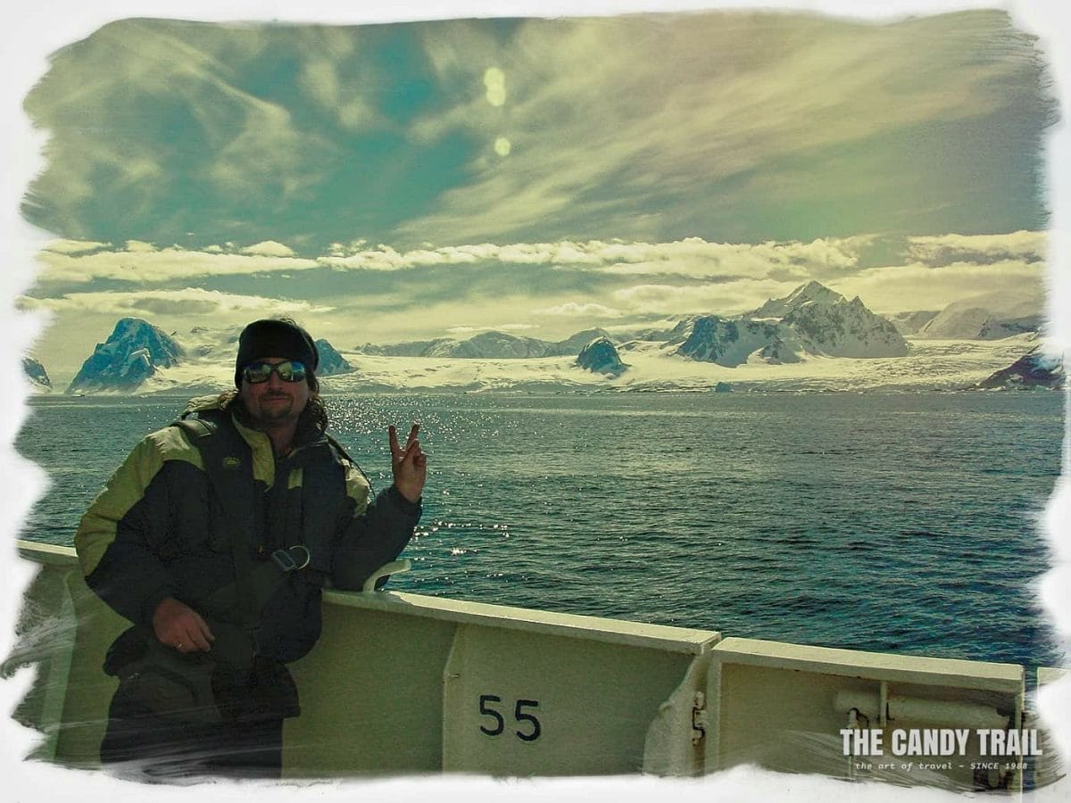Michael Robert Powell long term traveler in Antarctica 2003