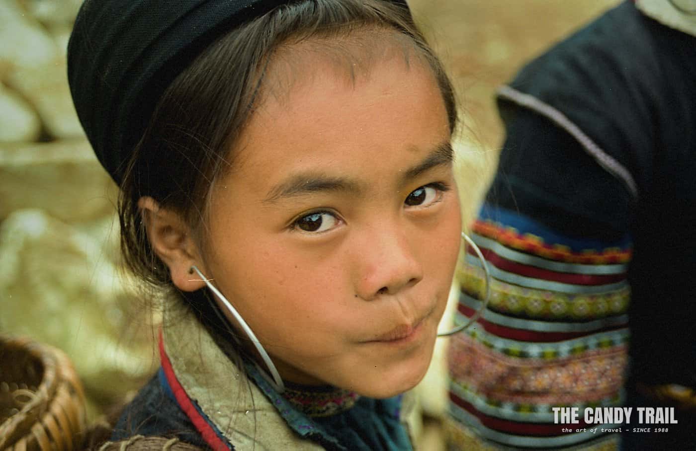 hmong tribe clothing young Hmong girl Sapa vietnam