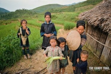 hmong hill tribe kids homestay sapa vietnam