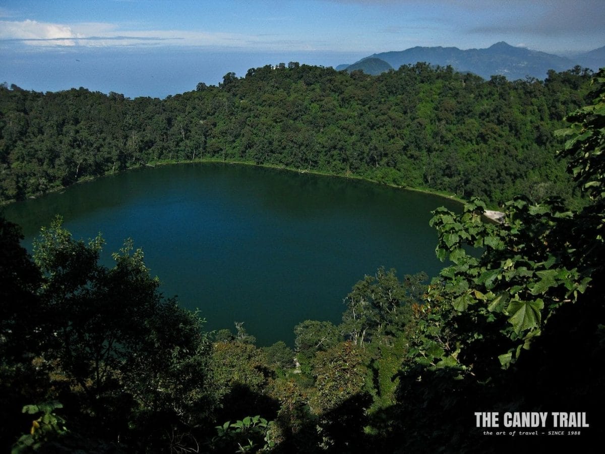 Volcanic crater lake of Chicabal Volcanic crater lake of Chicabal - sacred to the Mam Maya