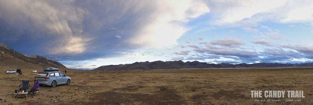 panorama landscape tibetan sichuan china