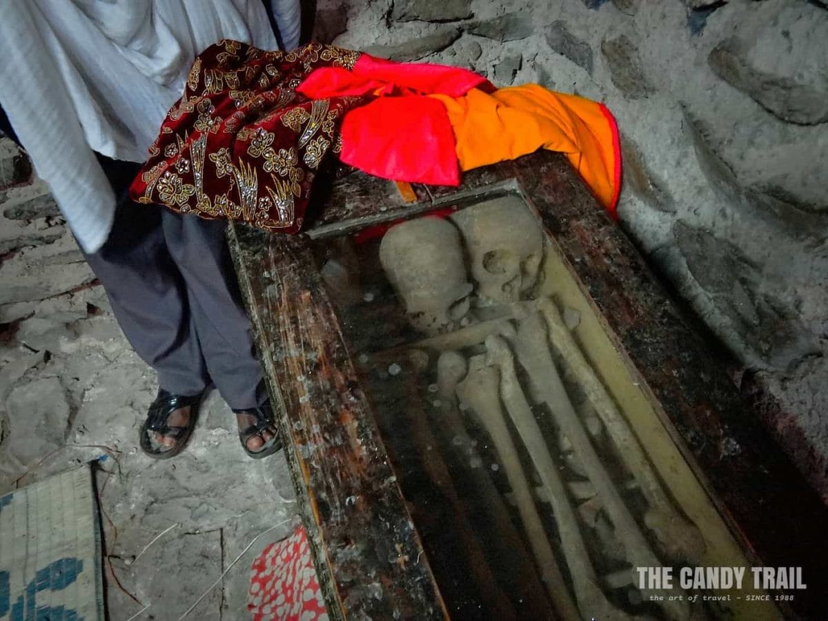 bones of queen gonder castles ethiopia