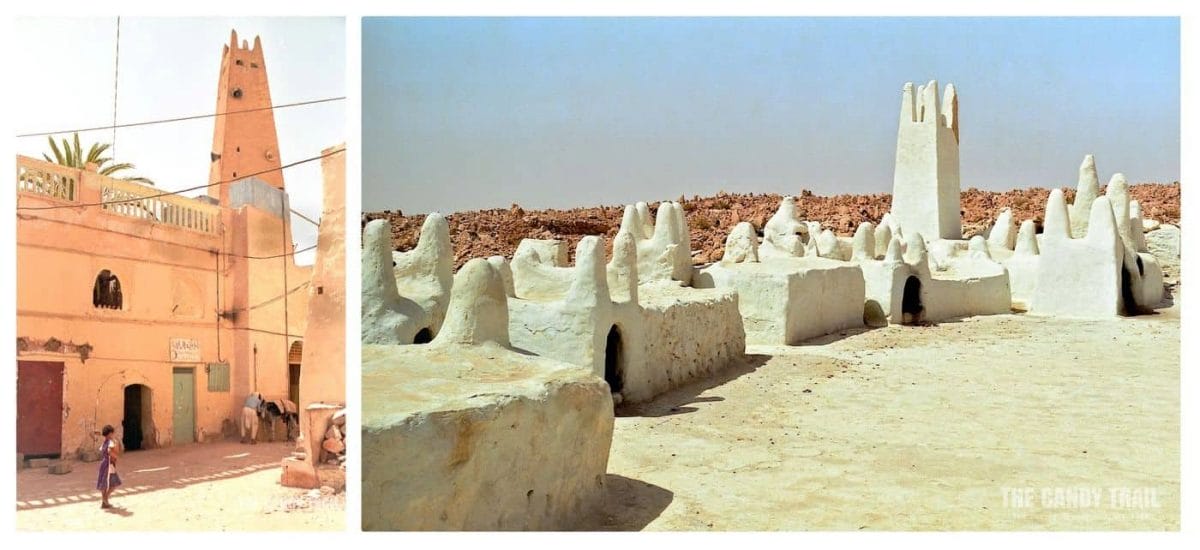 Tomb of famous Ibadi religious leader Shiekh Sidi Aissa in the cemetery at Melika