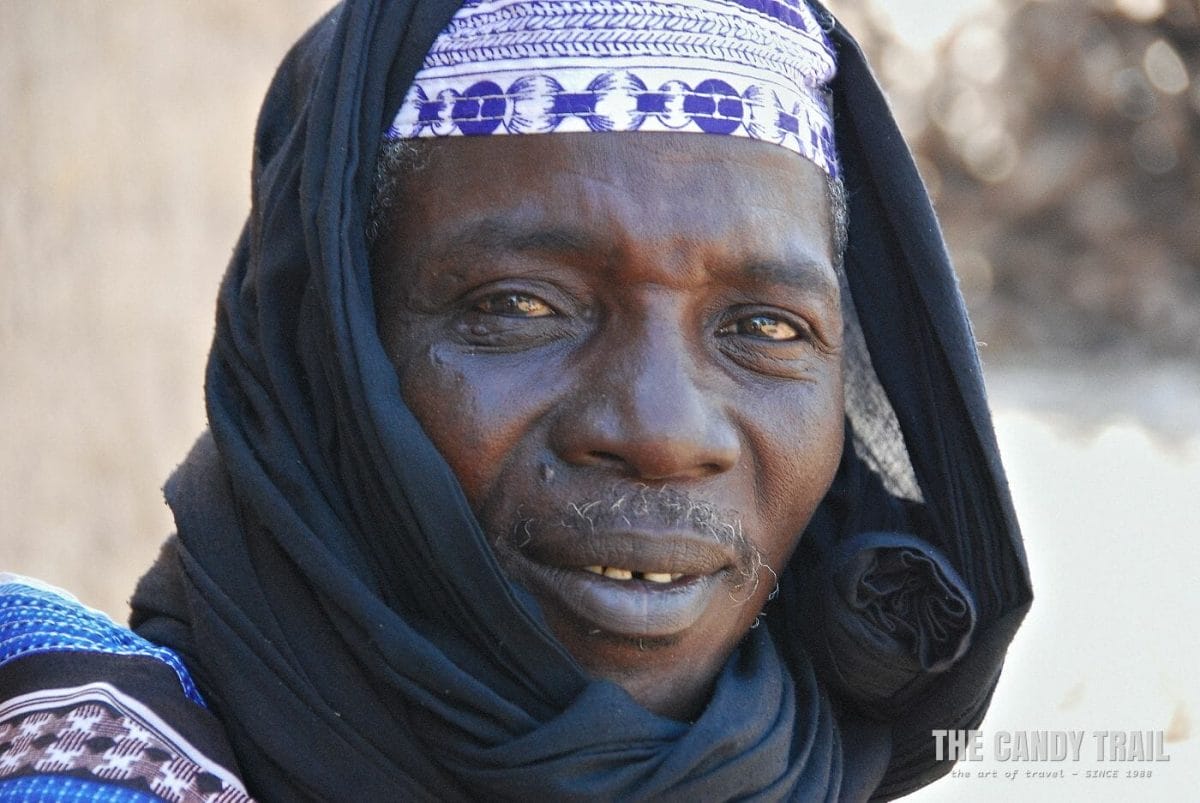 Typical attire of a local Muslim man in Djenne.