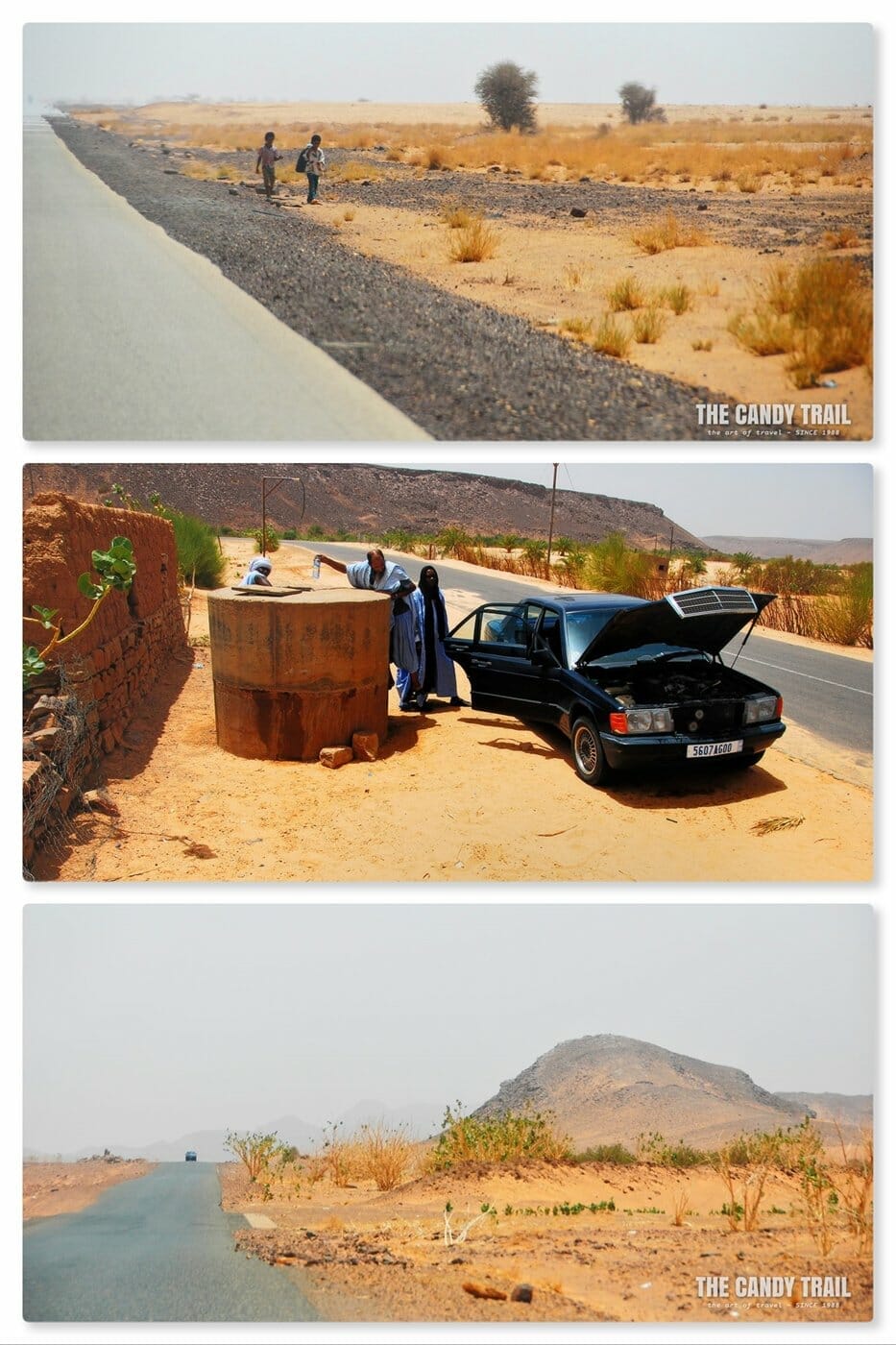 traveling the sahara in summer in Mauritania