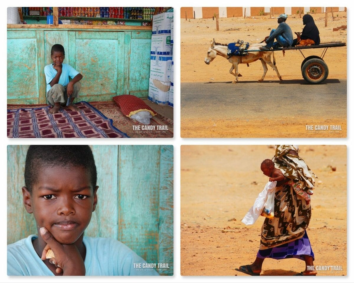 village street scenes adrar plateau mauritania