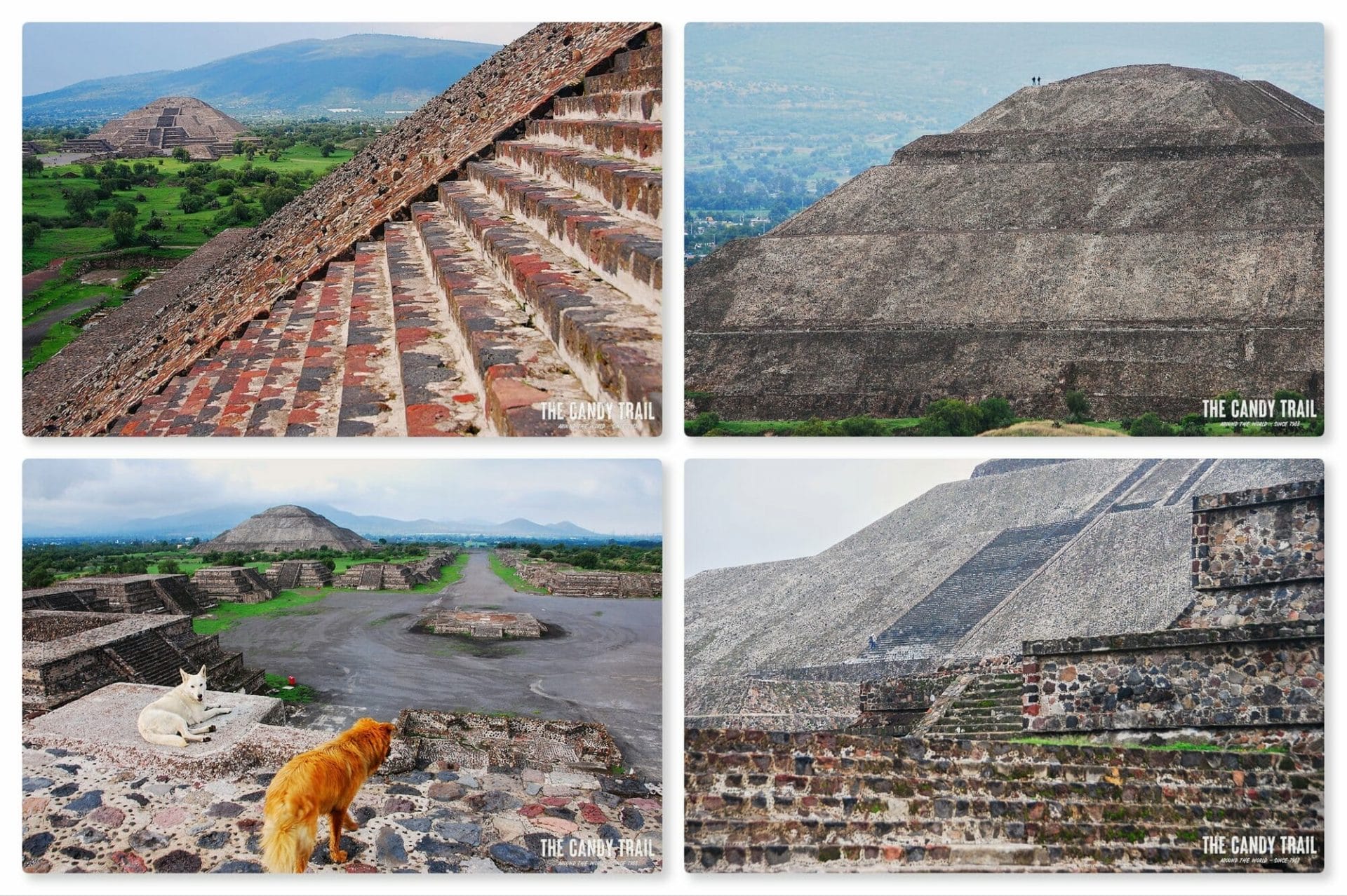 Tranquility and bliss at the Sun and Moon pyramids at Teotihuacan in Mexico - 2009.