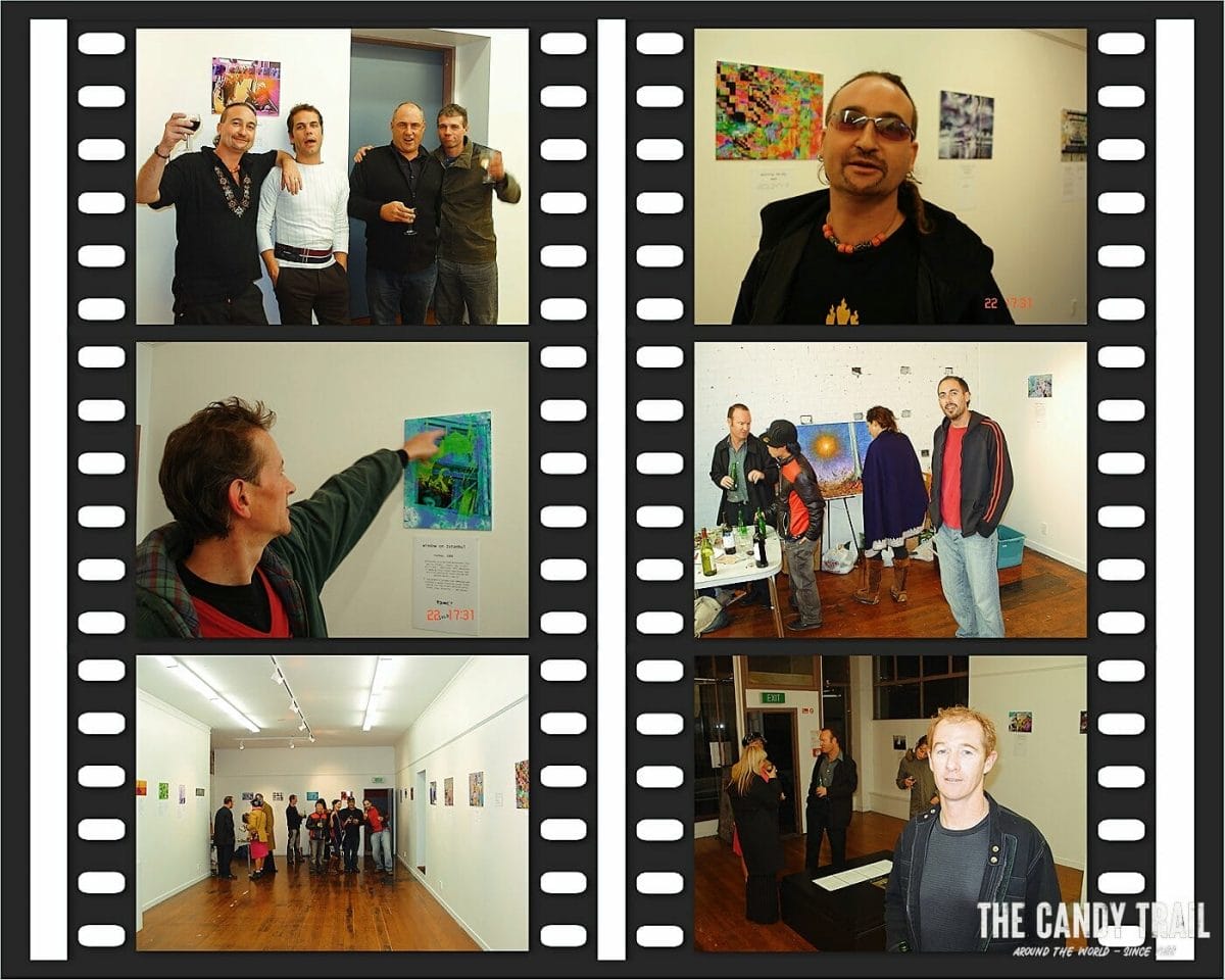 journeys across the planet art exhibition opening in wellington new zealand.