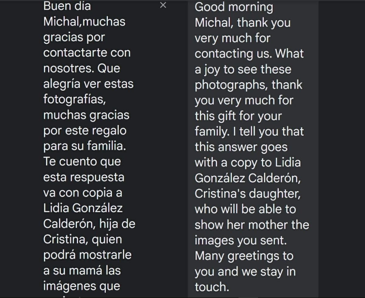 message from museum