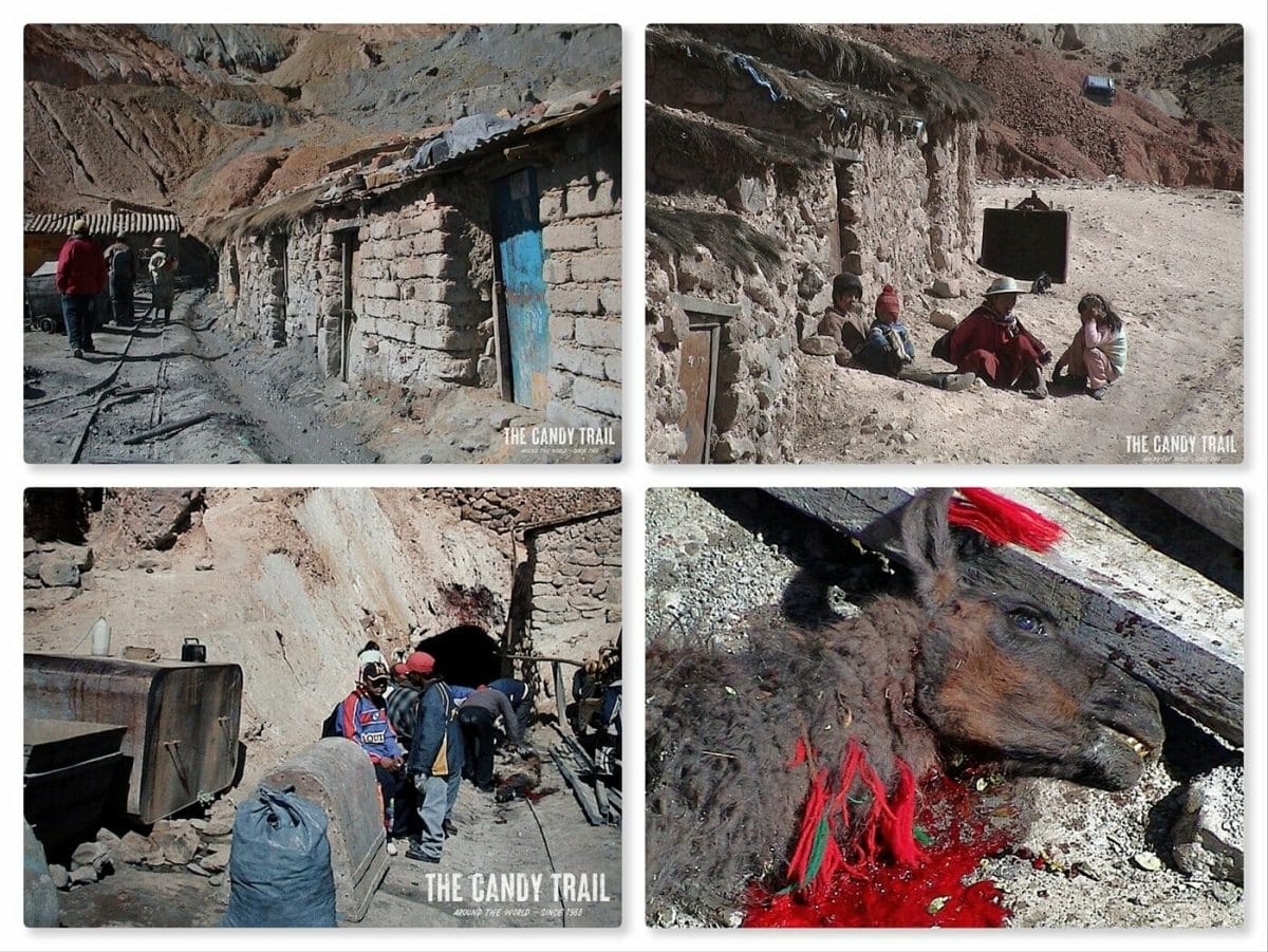 potosi mining settlement on mountains in bolivia
