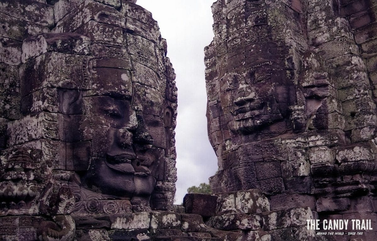 bayon temple faces angkor cambodia 1994