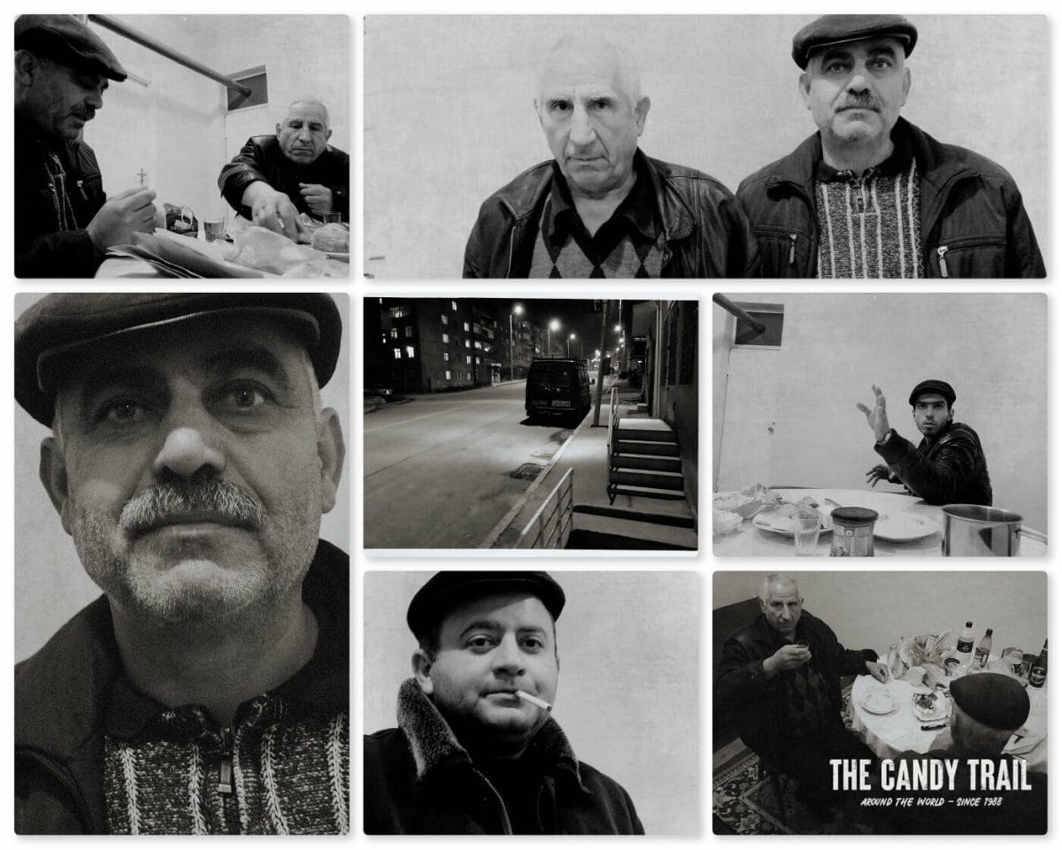 Armenian taxi drivers party in Nagorno-Karabakh in 2011